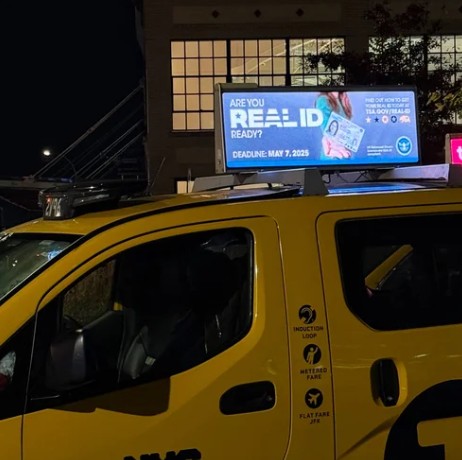 Taxi Rooftop Display NYC